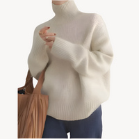 Lynn | Rollkragenpullover – Beige