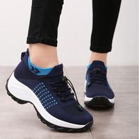 Clark Sommerliche Ergonomische Sneakers | Damenschuhe mit orthopädischem Fußbett – Blau