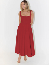 Livia | Stilvolles Damenkleid für elegante Looks – Rot