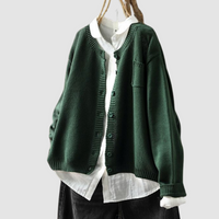 Berlinda™ Gemütlicher Strick-Cardigan – Grün