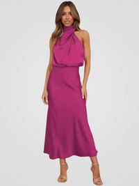 AURA DRAPE MIDI – Rosa