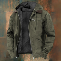Luccas – Kapuzen Jacke Mit Reißverschluss – Grün