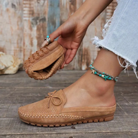 Luna | Bequemer orthopädischer Slip-On Schuh für Damen – Camel