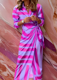 Hannah - Das Schönste Wickelkleid – Lila
