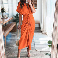 Gabriella | Modisches und elegantes Kleid für Frauen – Orange