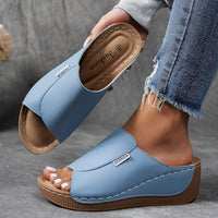 OrthoStride™ – Komfortable Damen Sandalen mit Orthopädischer Unterstützung – Himmelblau