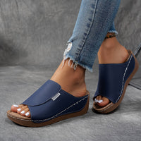 OrthoStride™ – Komfortable Damen Sandalen mit Orthopädischer Unterstützung – Marine