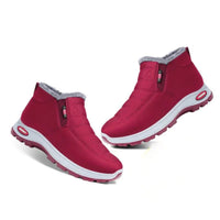 OrthoWalk™ – Orthopädische Winter-Wanderschuhe – Rot