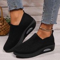 Mira | Orthopädische Komfortschuhe zum Reinschlüpfen – Schwarz