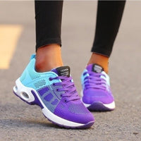 Annelie | Damen Air-Dämpfung Freizeit Sneaker – Blau