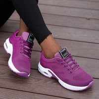 Annelie | Damen Air-Dämpfung Freizeit Sneaker – Lila
