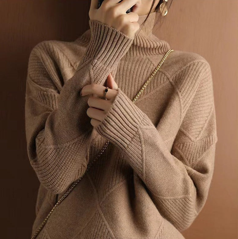 Hyvael | Stilvoller Rollkragenpullover