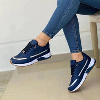Elegante Atmungsaktive Damen Sneakers – Blau