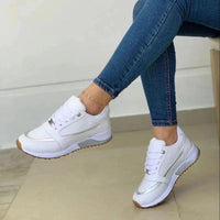 Elegante Atmungsaktive Damen Sneakers – Weiß