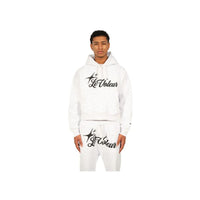 LT2 Unisex Hoodie und Jogginghosen Set – Weiß