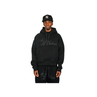 LT2 Unisex Hoodie und Jogginghosen Set – Schwarz