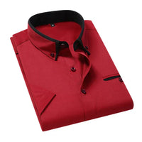 Leichtes Langarm Hemd Herren – Rot