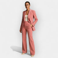 Heidi-Mode | Elegantes Damen Hosenanzug Set – Rosa