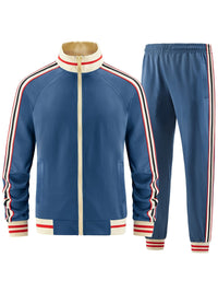 Sportlicher Herren Trainingsanzug | Atmungsaktiv & Komfortabel | Für Sport & Freizeit – Blau