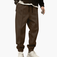 Lässige Herren Stoffhose – Braun