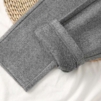 Elegante Damenhose mit hoher Taille – Grau