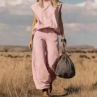Nyvora™-Set aus Jeans mit Modernem Schnitt und Erstklassiger Passform – Rosa