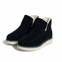 Nova | Blockabsatz Gepolstert Stiefel – Schwarz
