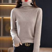 Akainu - Eleganter Rollkragenpullover – Khaki