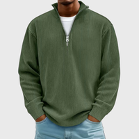 Felix | Stylisher Pullover Herren elegant & lässig – Oliv
