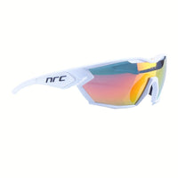 Polycarbonat-Radbrille mit 3 Gläsern – winddichte Brille für Radfahren, Laufen und Outdoor-Aktivitäten – Weiß