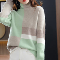 LOUISE – Damenpullover für stilvolle Wärme – Grün