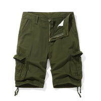 Cargo Shorts für Herren – Leichte Sommerhose mit Seitentaschen – Grün
