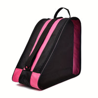 ProGlide Skatebag – Praktische Aufbewahrungstasche für alle Arten von Schlittschuhen – Rosa