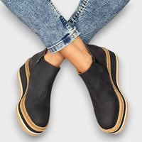 Alvaya – Alltagstaugliche Keilstiefeletten mit Stil – Schwarz