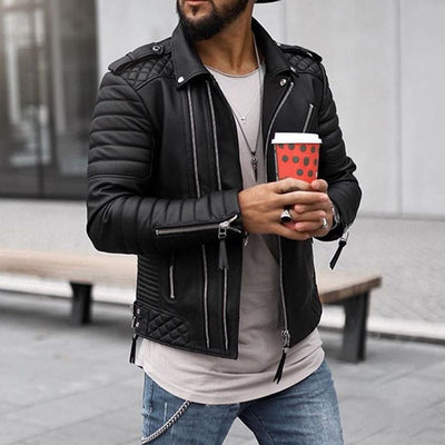 Raplhie | Stylische Lederjacke – Zeitlose Eleganz und maskuliner Stil