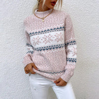 Caroline | Vintage Islandpullover – Rosa