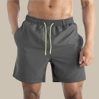 Badehose für Herren - Schnelltrocknende Strandhose mit Stretch für den Sommerurlaub – Dunkelgrau