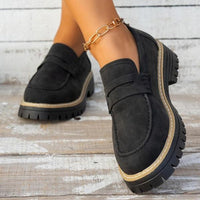 VIVIEN - MOKASSINSCHUHE – Schwarz