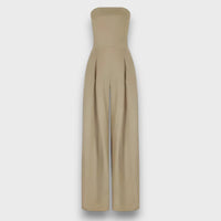 Elarine – Eleganter Jumpsuit – Khaki