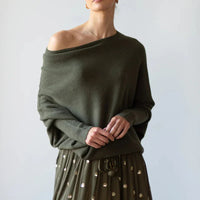 Sophia | Weicher Vielseitiger Pullover – Grün