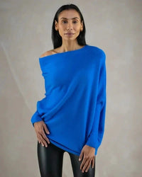 Sophia | Weicher Vielseitiger Pullover – Blau