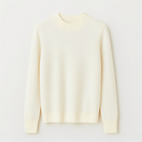 Kelsey - Komfortabler und warmer Damenpullover – Weiß