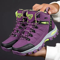 Kletrivon | Frauen Outdoor-Wanderschuhe, High-Top-Trail-Schuhe, Off-Road Camping – Lila