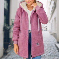 Damen Winter-Jacke mit Fleece-Futter | Warm & Kuschelig – Rosa