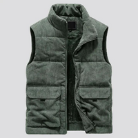 Herren Bodywarmer - Wärmende Steppweste für Männer, Outdoor & Freizeit – Grün
