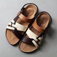 Elegante Bequeme Damen Sandalen – Braun
