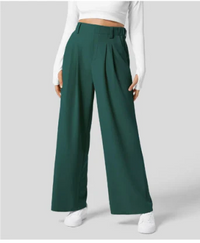 Lou | Stretchhose Mit Hoher Taille Für Damen – Dunkelgrün