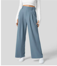 Lou | Stretchhose Mit Hoher Taille Für Damen – Hell Blau