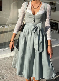 Radegul | Damen Elegantes Oktoberfest Dirndl Kleid | 2025 – Grün