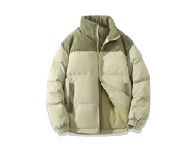 Stilvolle Herren Winter Pufferjacke – Grün